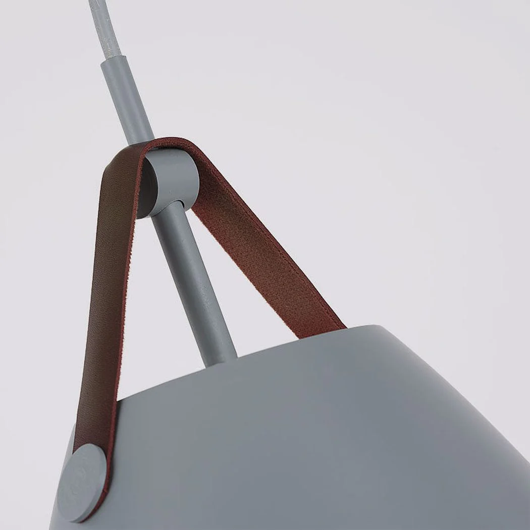 Leather Strap Suspension Minimalist Pendant Light - Image 3