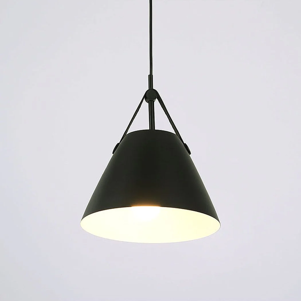 Leather Strap Suspension Minimalist Pendant Light - Image 5