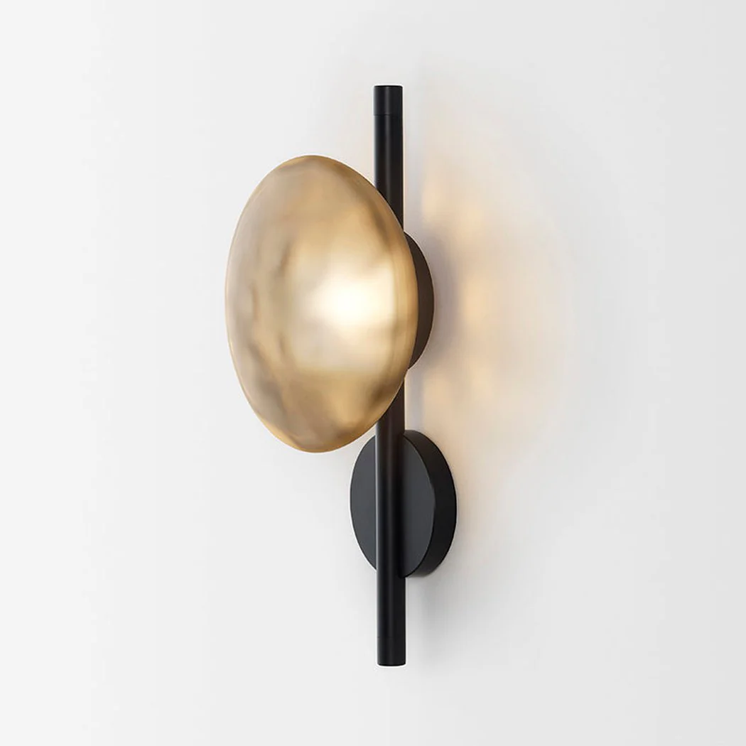 Stratus modern contemporary wall light - in black - Image 2