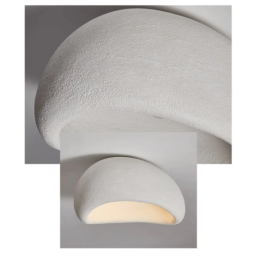 Stucco Textured Pebble Stone Ceiling Light - Image 10
