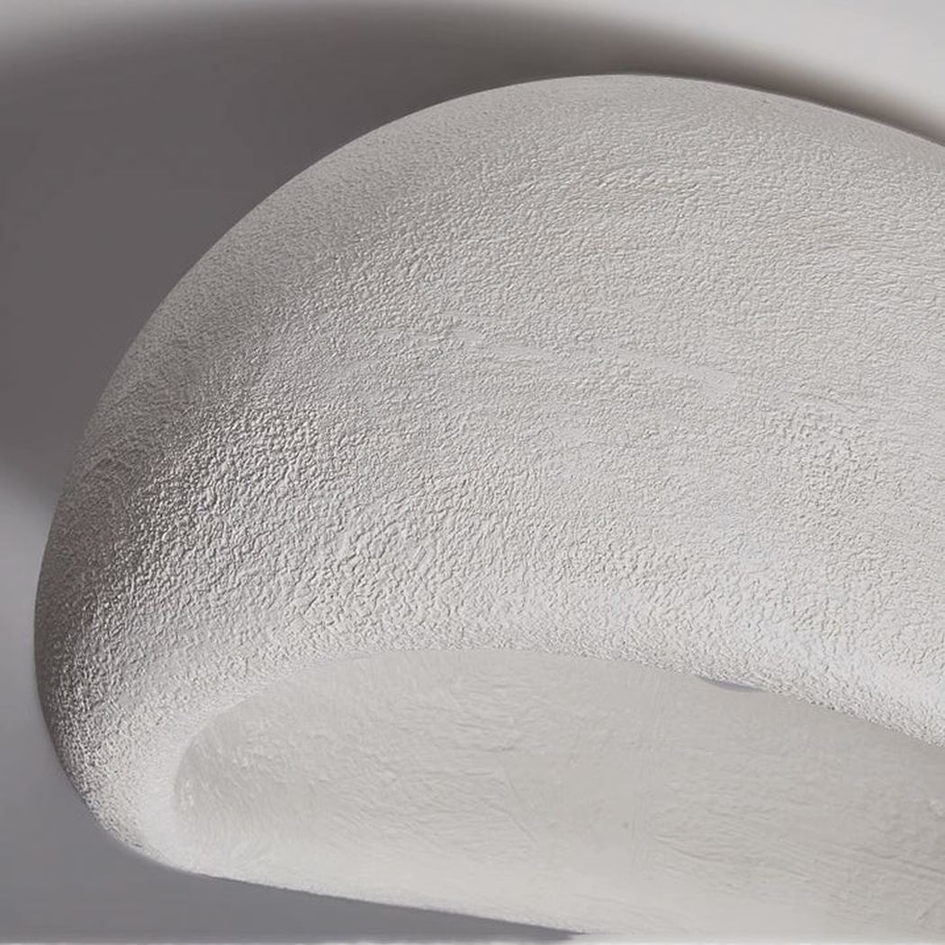 Stucco Textured Pebble Stone Ceiling Light - Image 6
