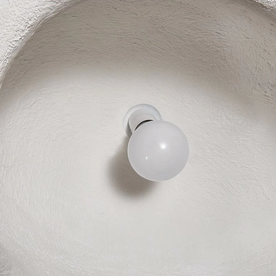 Stucco Textured Pebble Stone Ceiling Light - Image 9