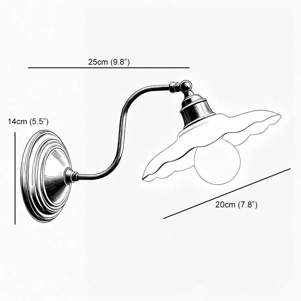 Sundance Ceramic Porcelain Shade Wall Light - Image 11