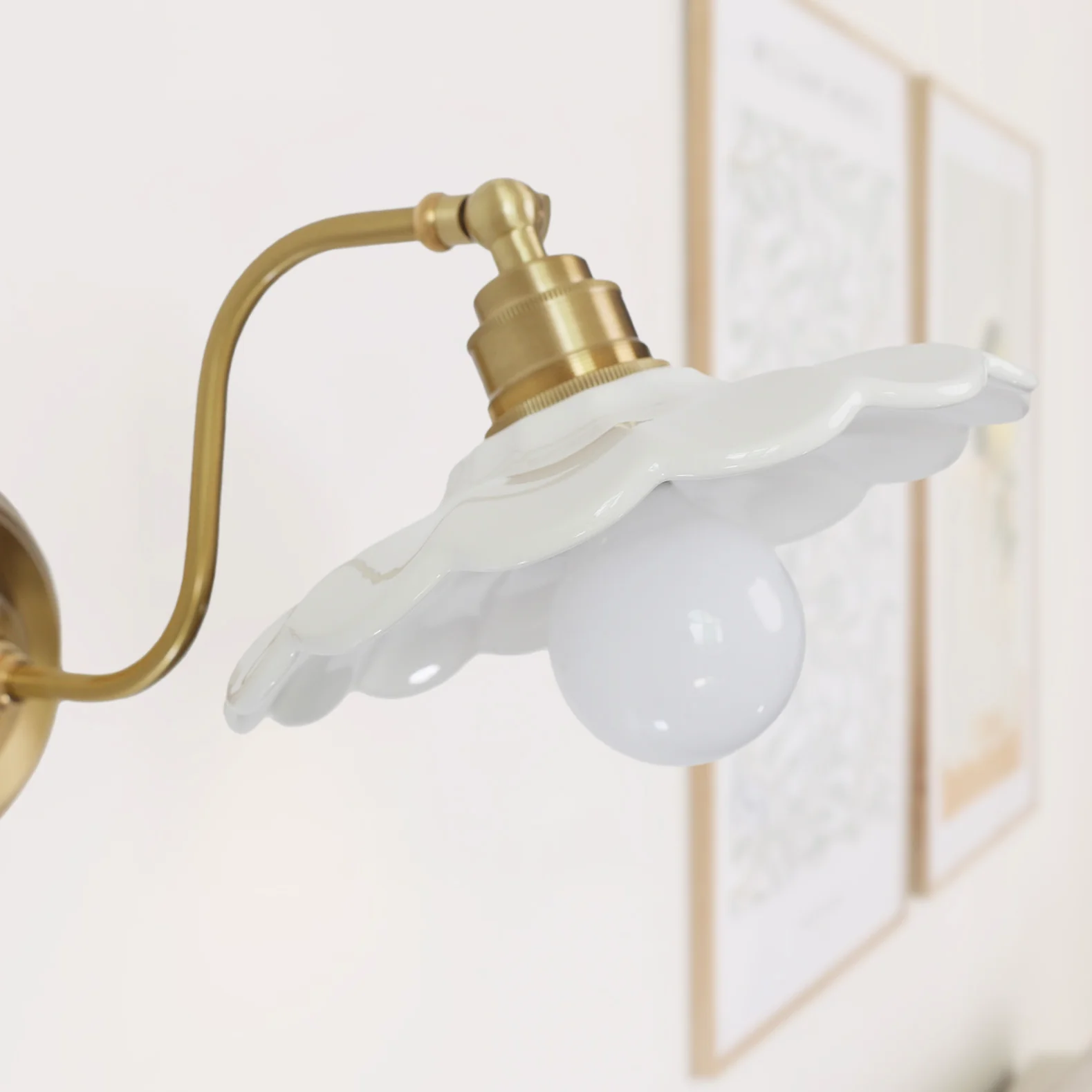 Sundance Ceramic Porcelain Shade Wall Light - Image 3