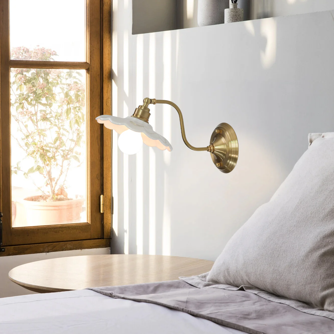 Sundance Ceramic Porcelain Shade Wall Light - Image 6
