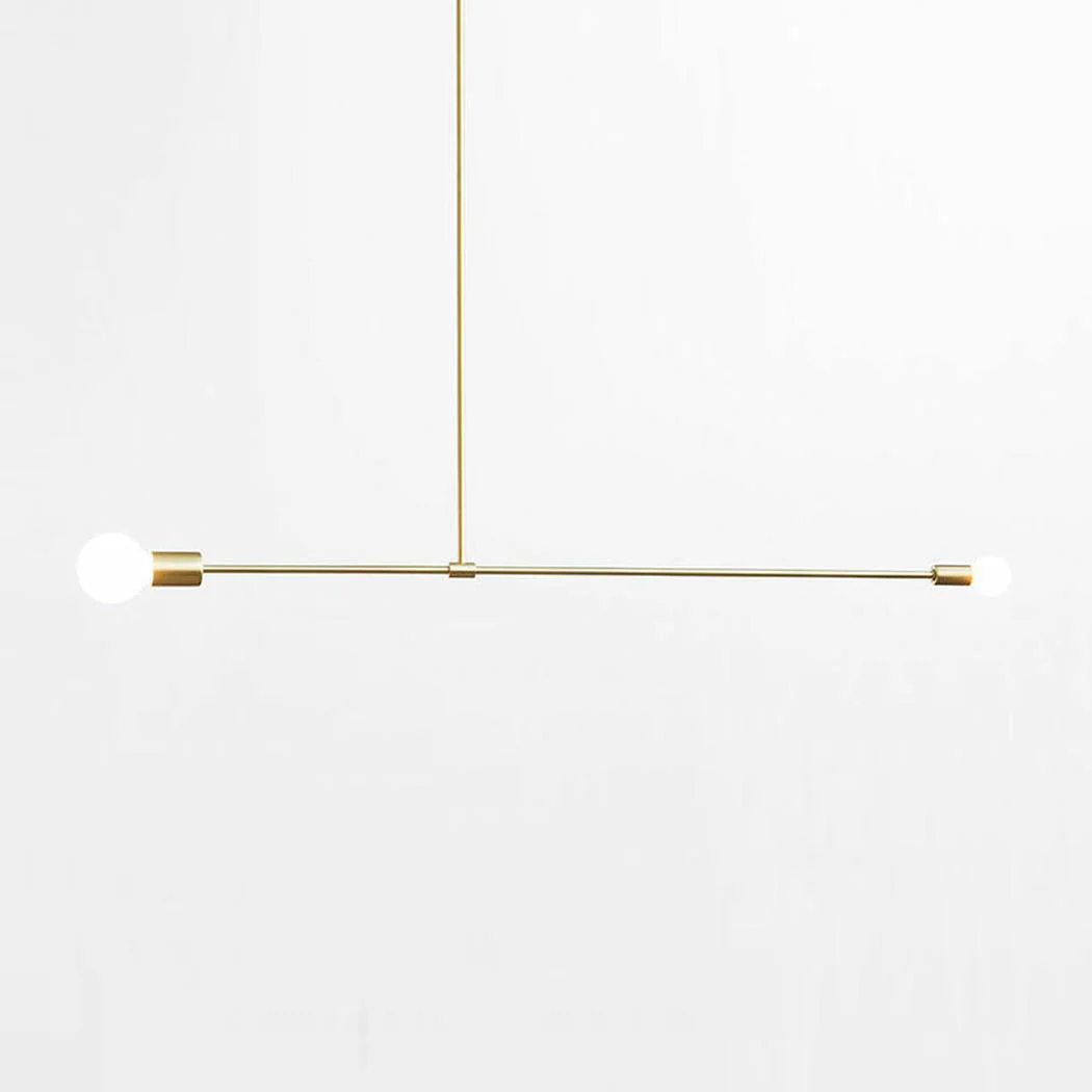 Surry Hills 2 Bulbs Modern Minimalist Line Pendant Light