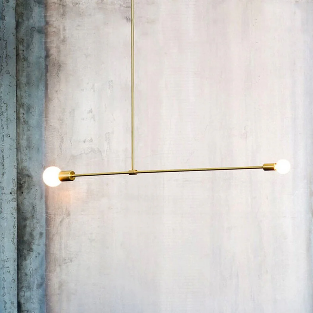 Surry Hills 2 Bulbs Modern Minimalist Line Pendant Light - Image 10