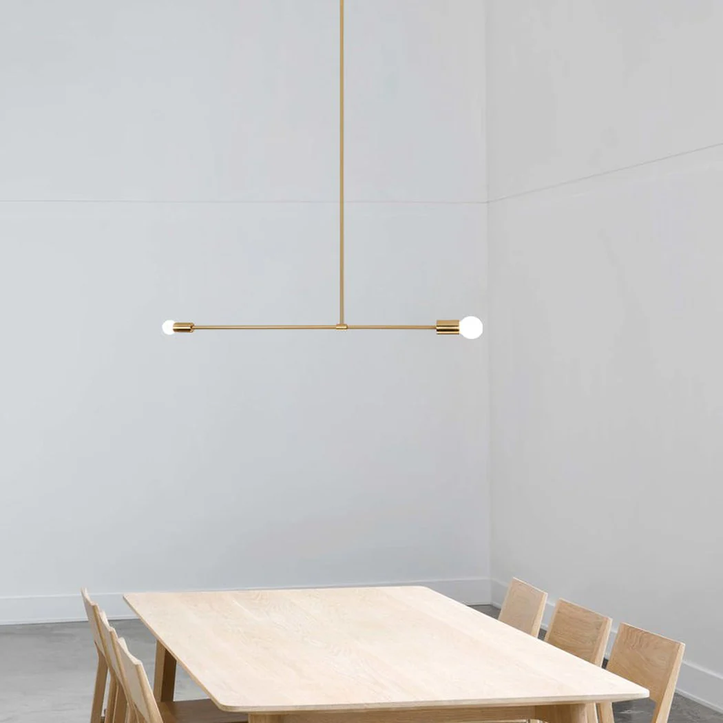 Surry Hills 2 Bulbs Modern Minimalist Line Pendant Light - Image 15