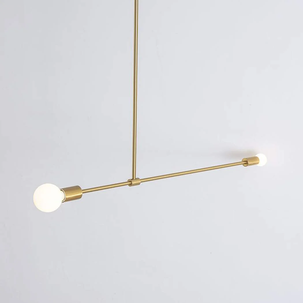 Surry Hills 2 Bulbs Modern Minimalist Line Pendant Light - Image 18