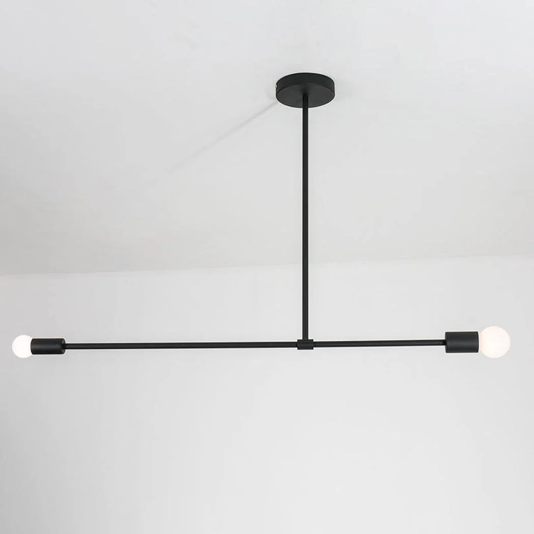 Surry Hills 2 Bulbs Modern Minimalist Line Pendant Light - Image 3