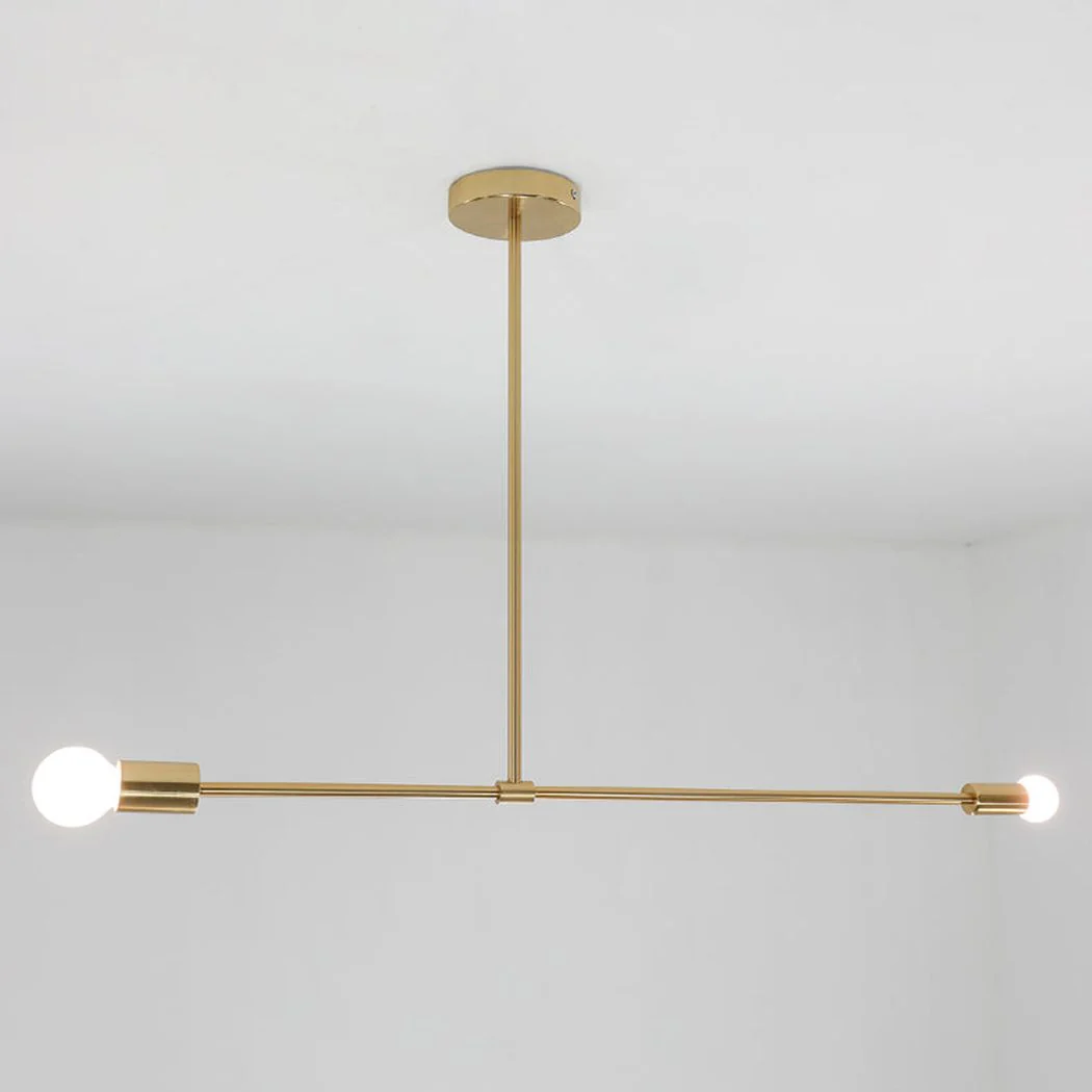 Surry Hills 2 Bulbs Modern Minimalist Line Pendant Light - Image 4