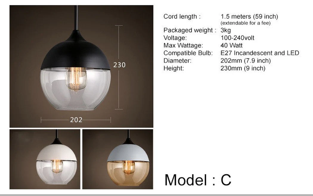 Toledo Minimalist Contemporary Pendant Light - Image 5