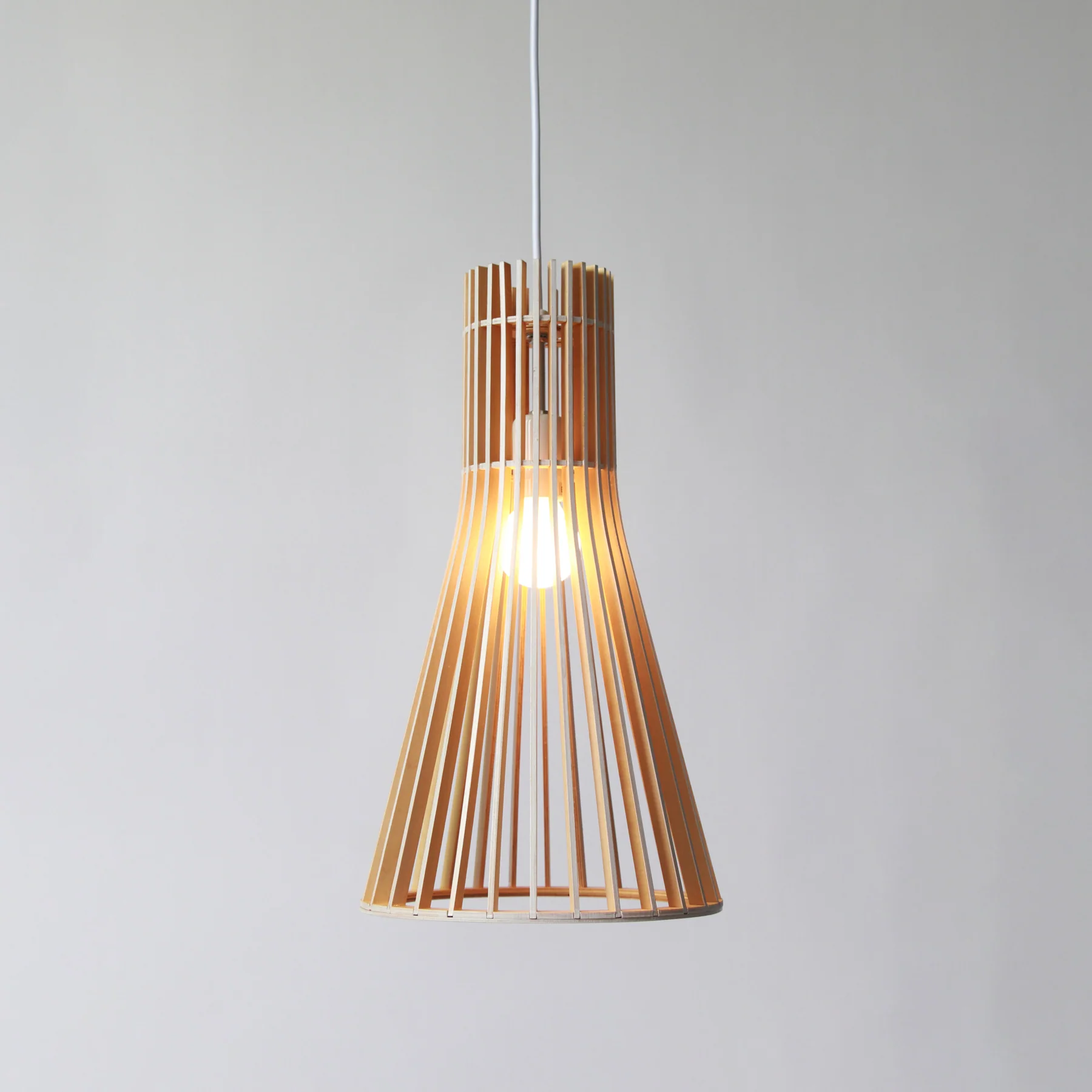 Tredo Wooden Slates Japandi Pendant Light - Image 7