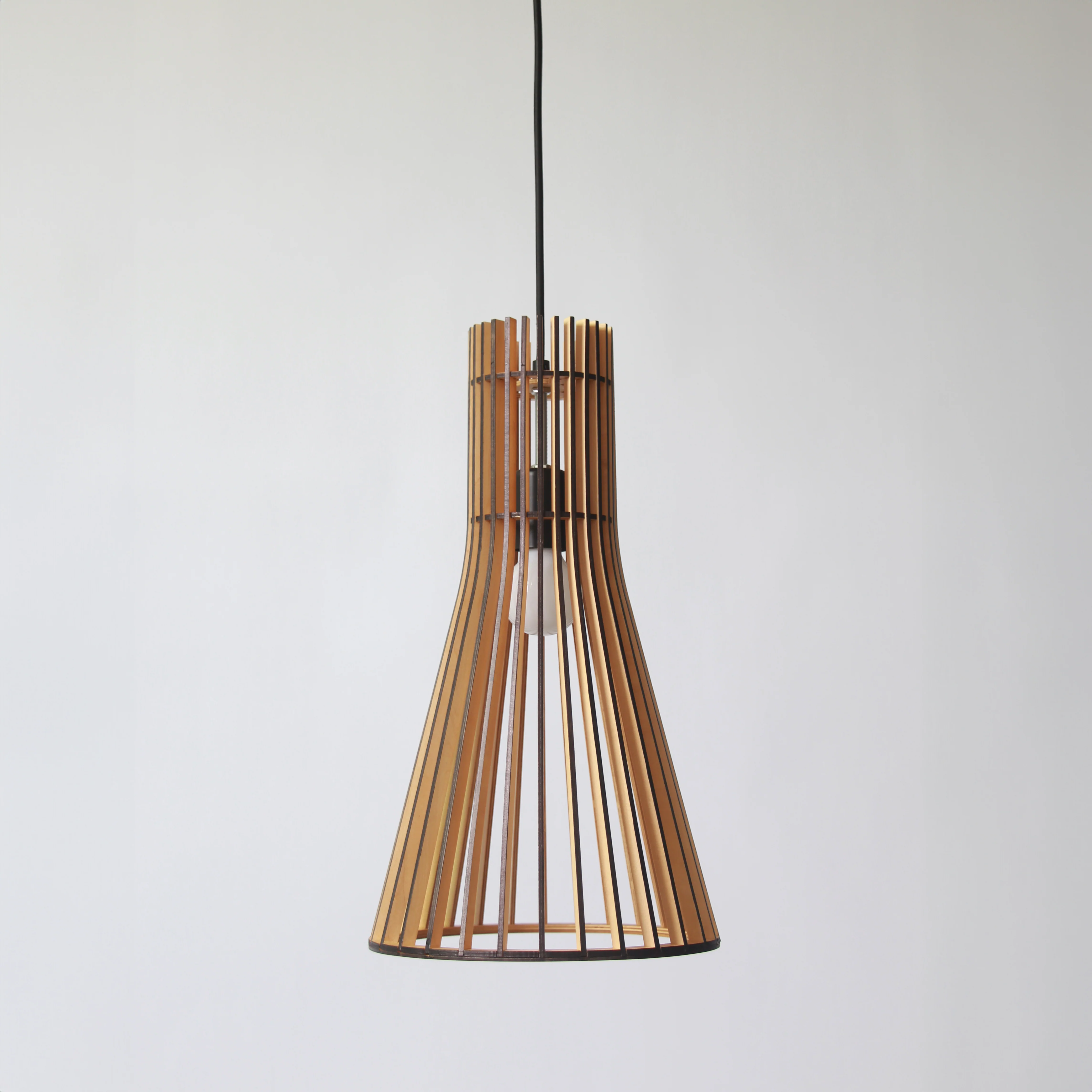 Tredo Wooden Slates Japandi Pendant Light - Image 8
