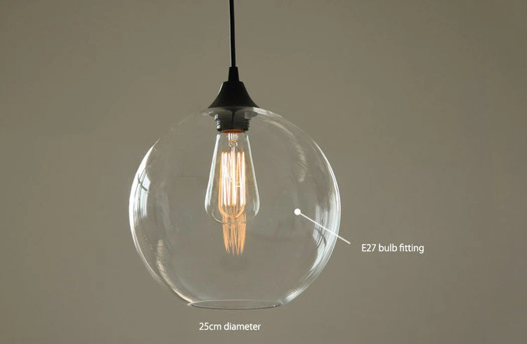 Tuscany Round Glass Pendant Light - Image 3