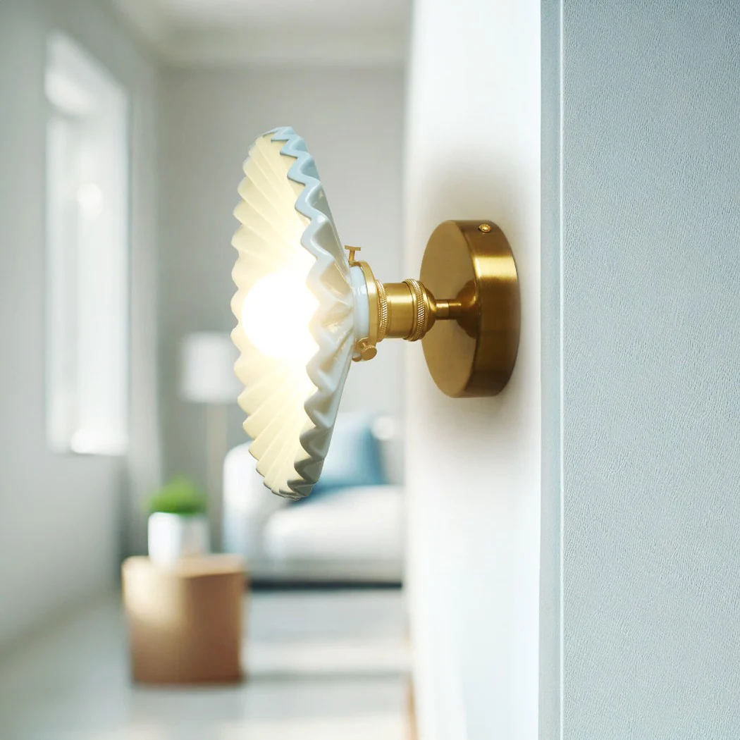 Tutu Pastel Pink and Blue Porcelain Wall Sconce / Ceiling Light - Image 10