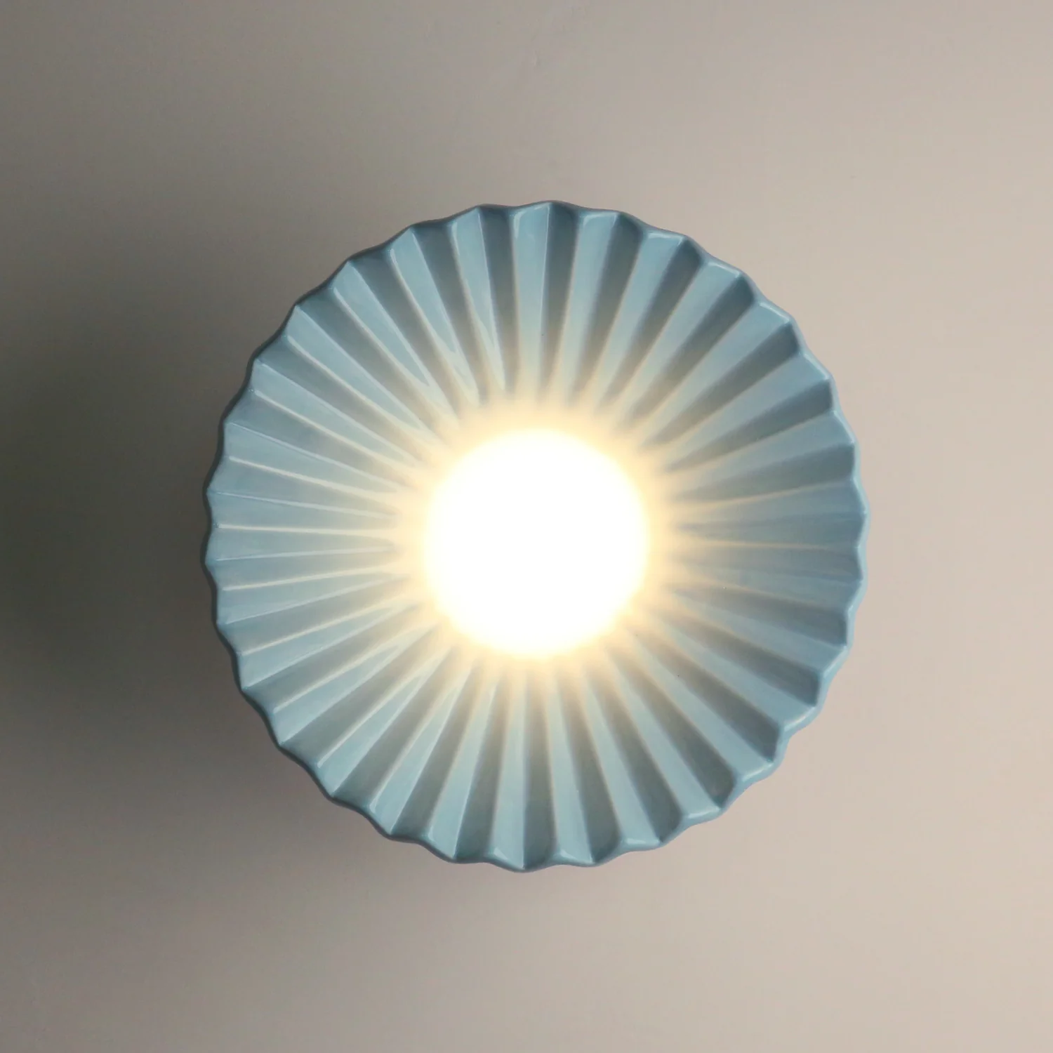 Tutu Pastel Pink and Blue Porcelain Wall Sconce / Ceiling Light - Image 3
