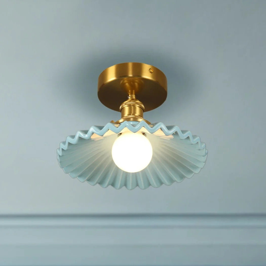 Tutu Pastel Pink and Blue Porcelain Wall Sconce / Ceiling Light - Image 5