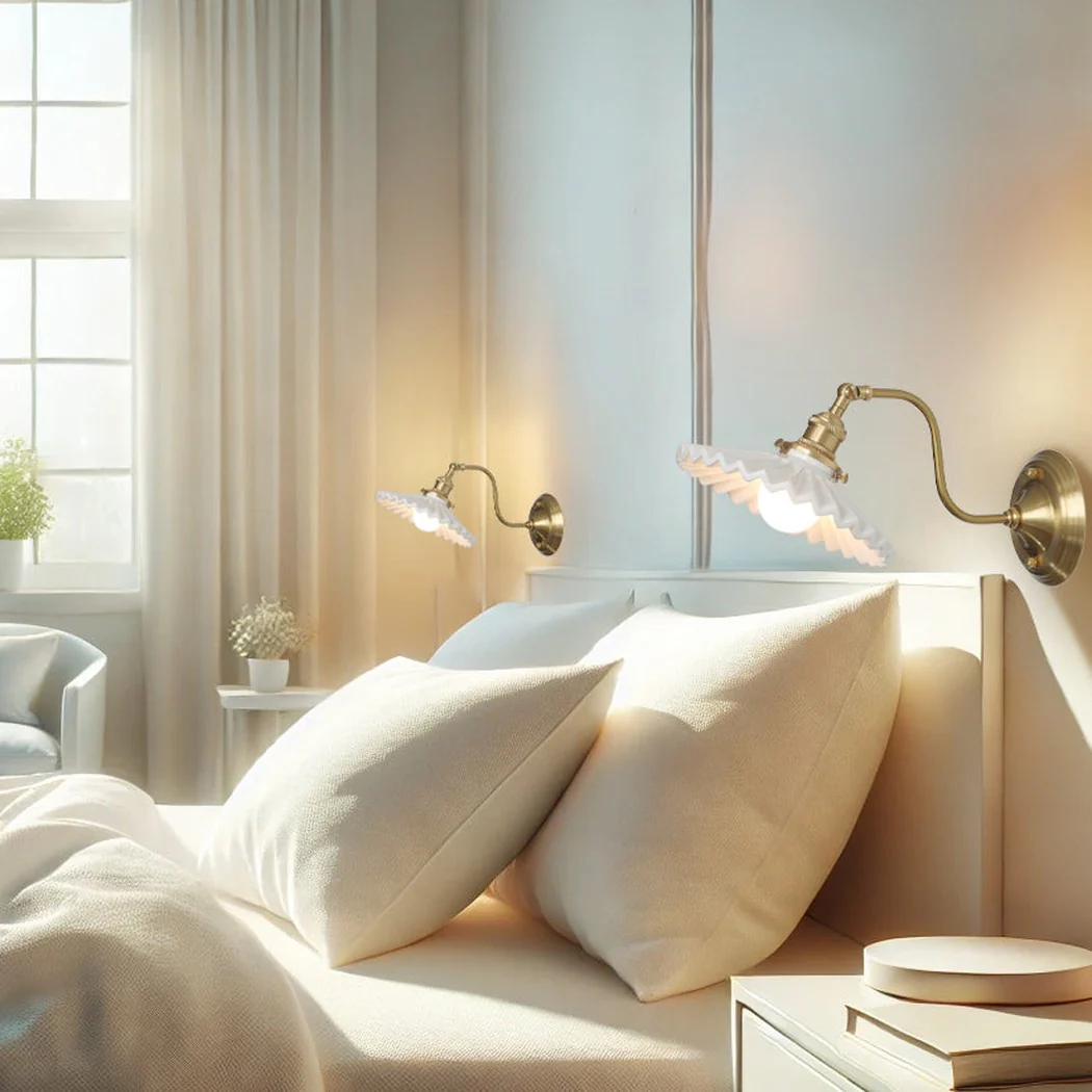 Tutu White Porcelain Gooseneck Wall Sconce - Image 2