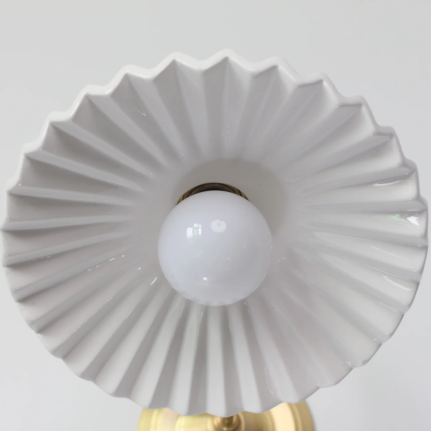 Tutu White Porcelain Gooseneck Wall Sconce - Image 4