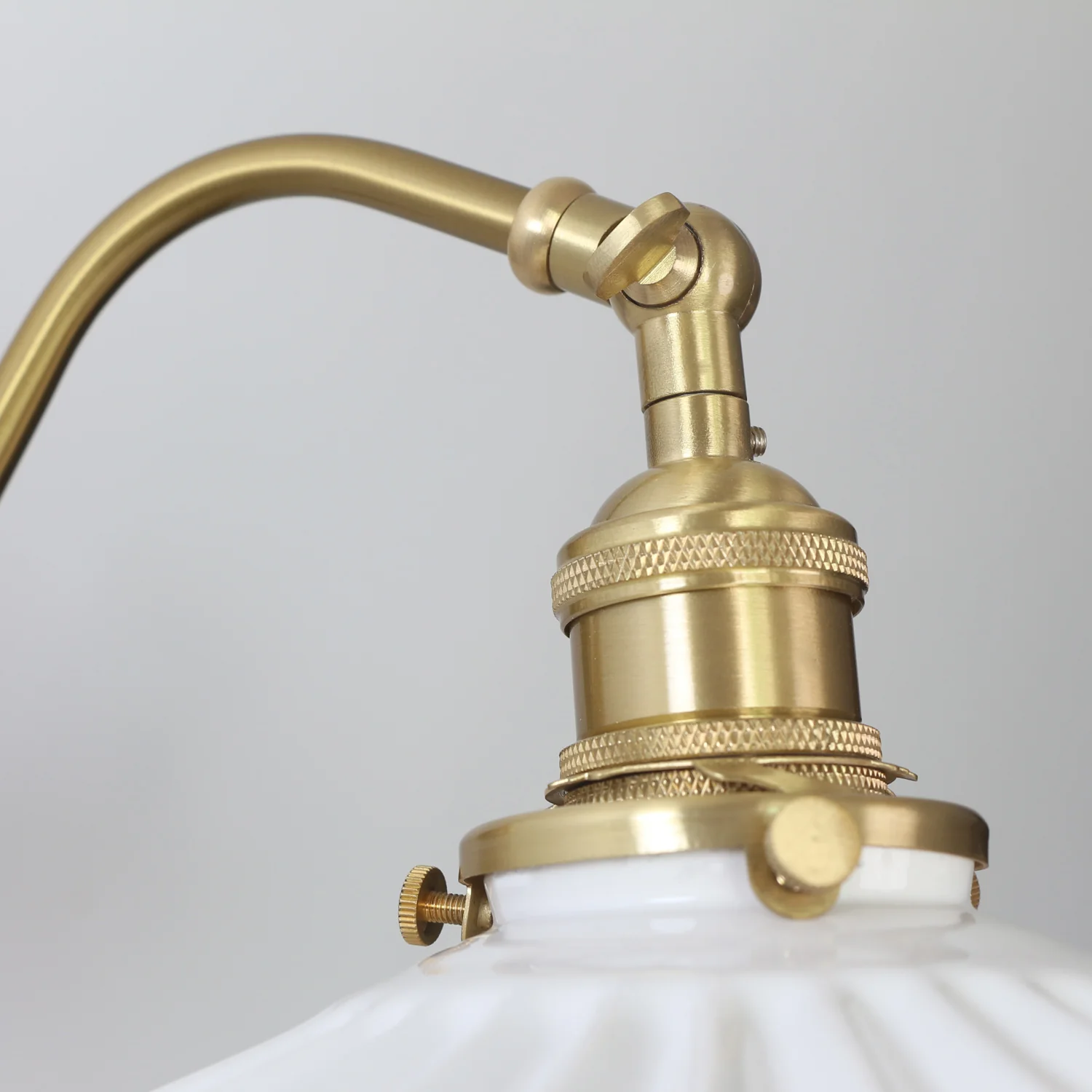 Tutu White Porcelain Gooseneck Wall Sconce - Image 5