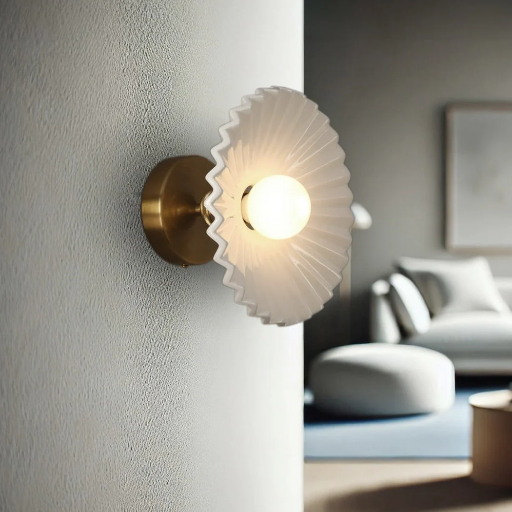 Tutu White Porcelain Wall Sconce / Ceiling Light - Image 6