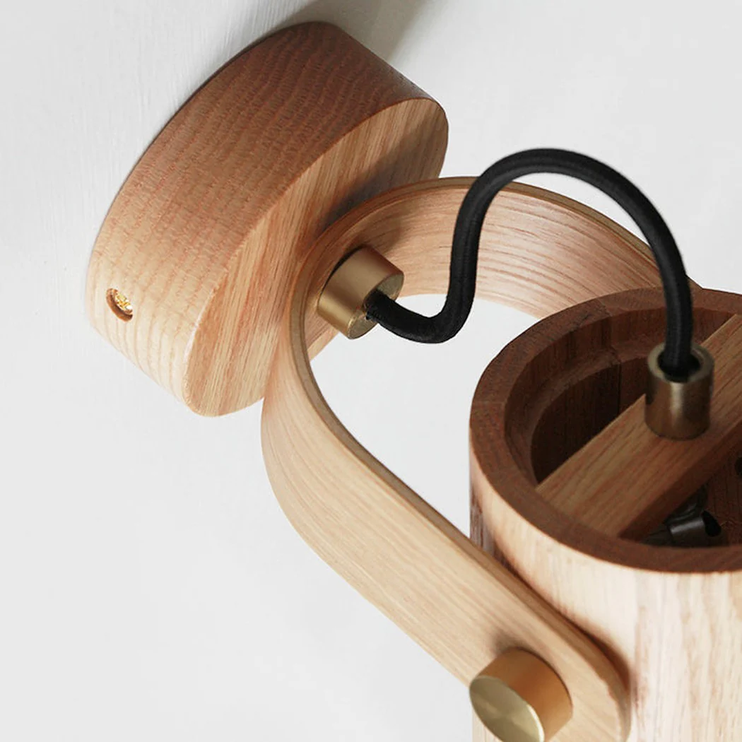 Umea Wooden Spotlight Wall Light / Ceiling Light - Image 11
