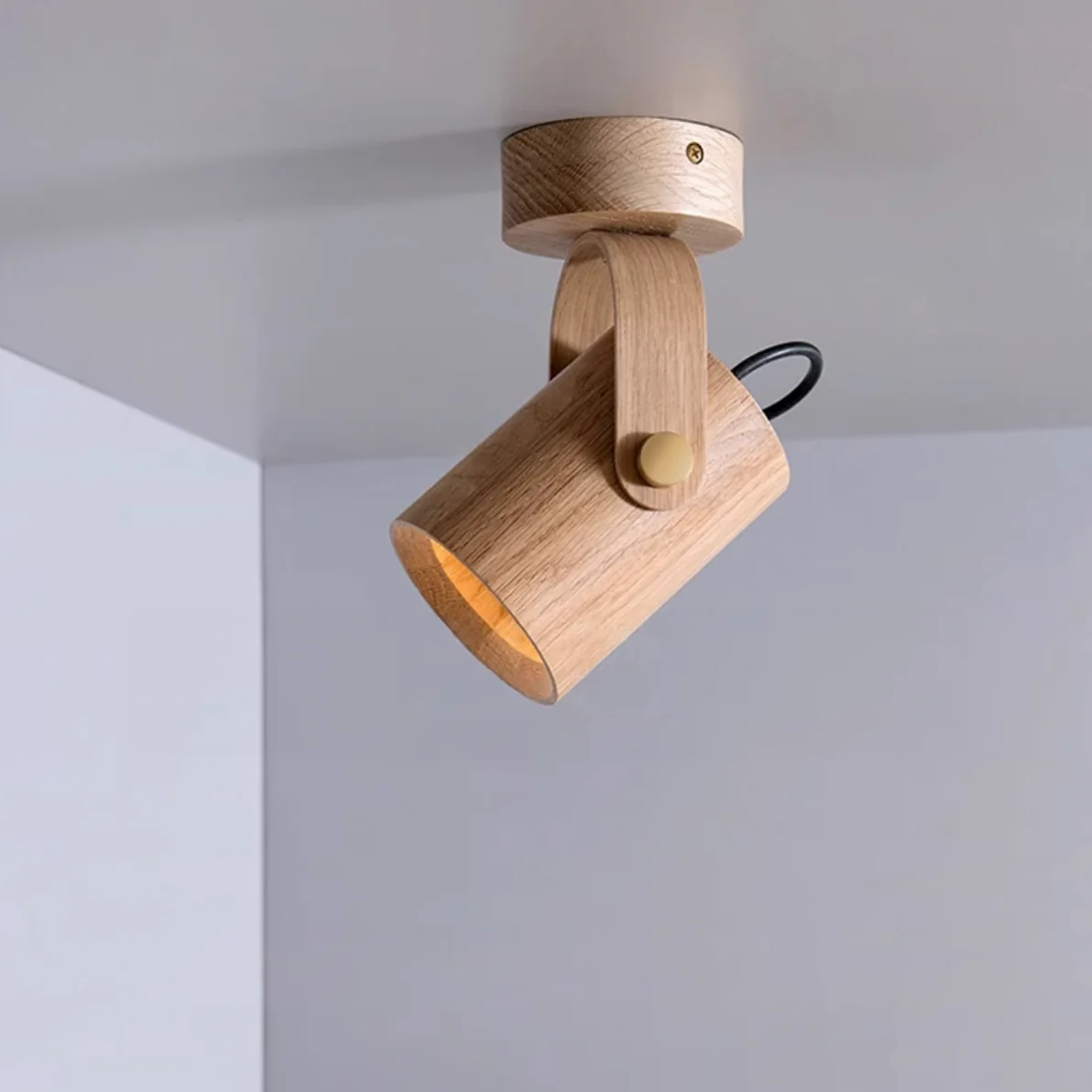 Umea Wooden Spotlight Wall Light / Ceiling Light - Image 13