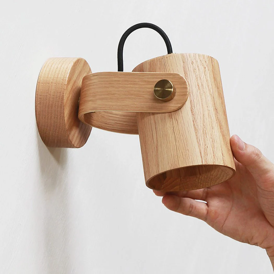 Umea Wooden Spotlight Wall Light / Ceiling Light - Image 2