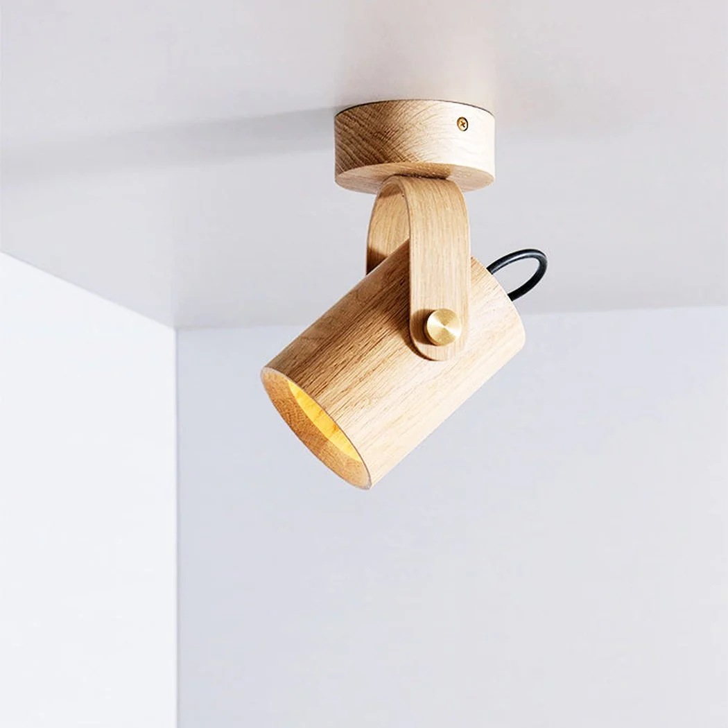 Umea Wooden Spotlight Wall Light / Ceiling Light - Image 8