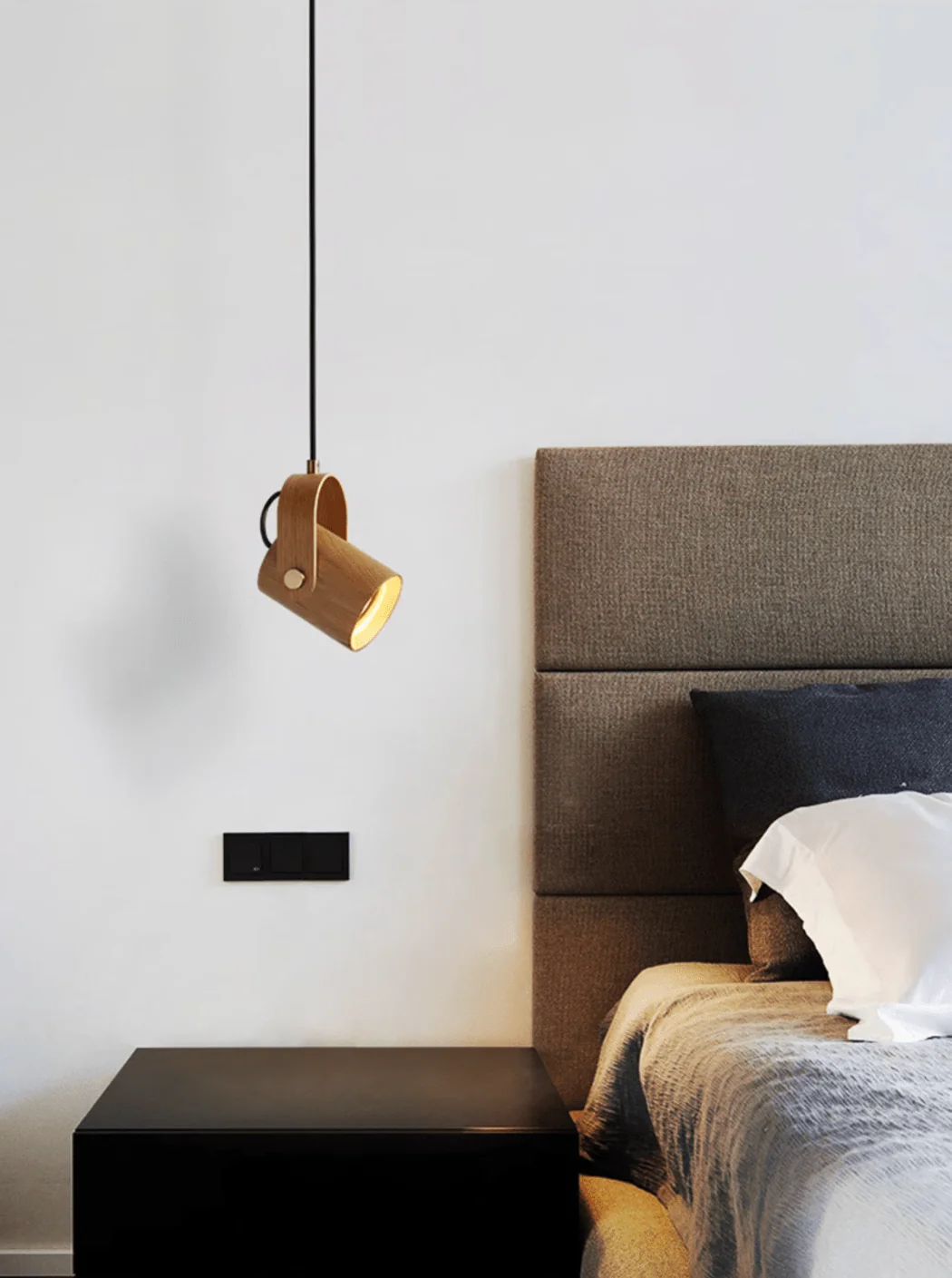 Umea Wooden Spotlight Pendant Light - Image 2