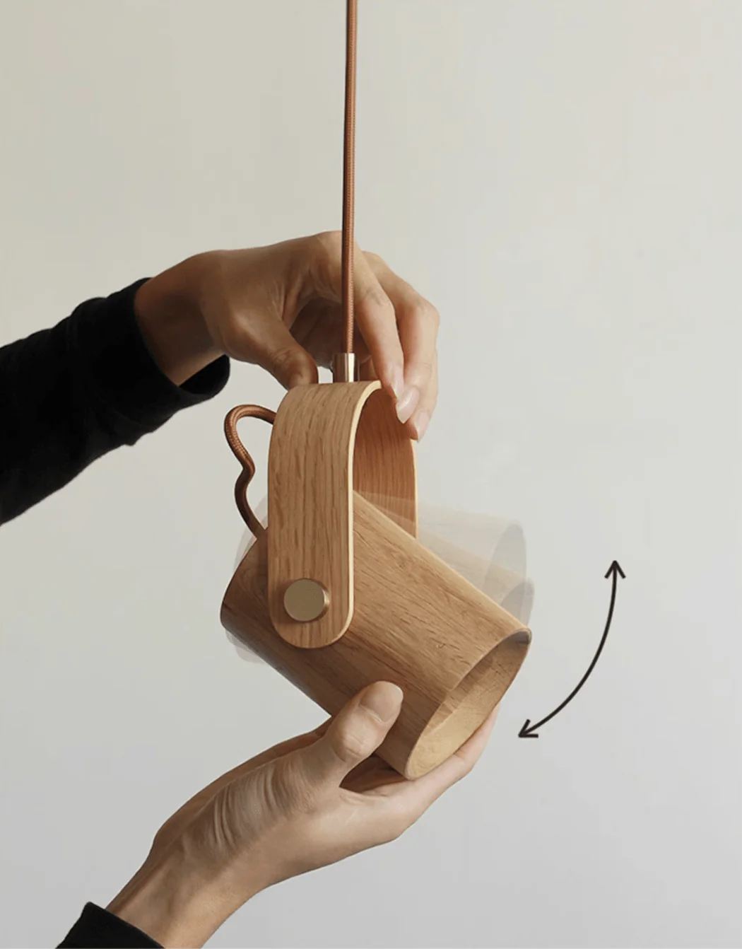 Umea Wooden Spotlight Pendant Light - Image 3