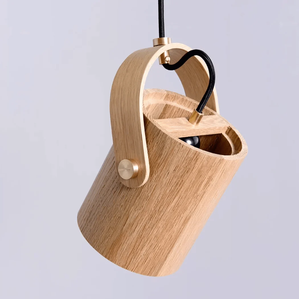 Umea Wooden Spotlight Pendant Light - Image 6