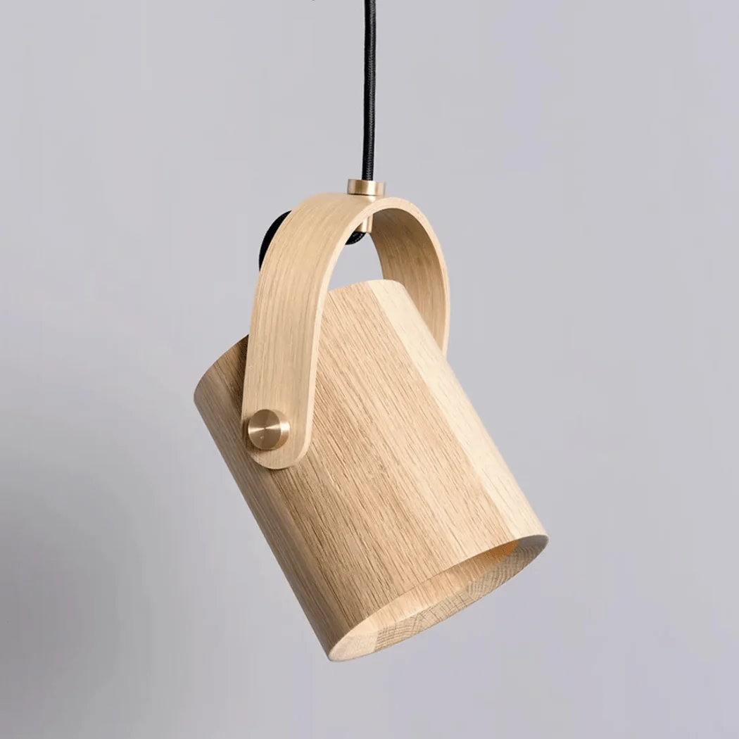 Umea Wooden Spotlight Pendant Light - Image 7