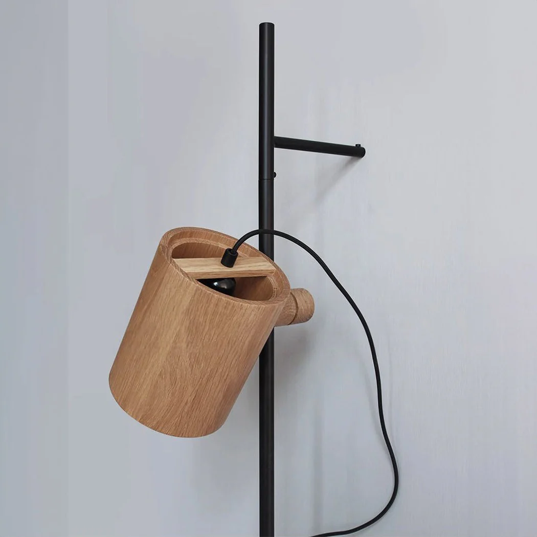 Umea Wooden Spotlight With Railing Wall Light - Image 2