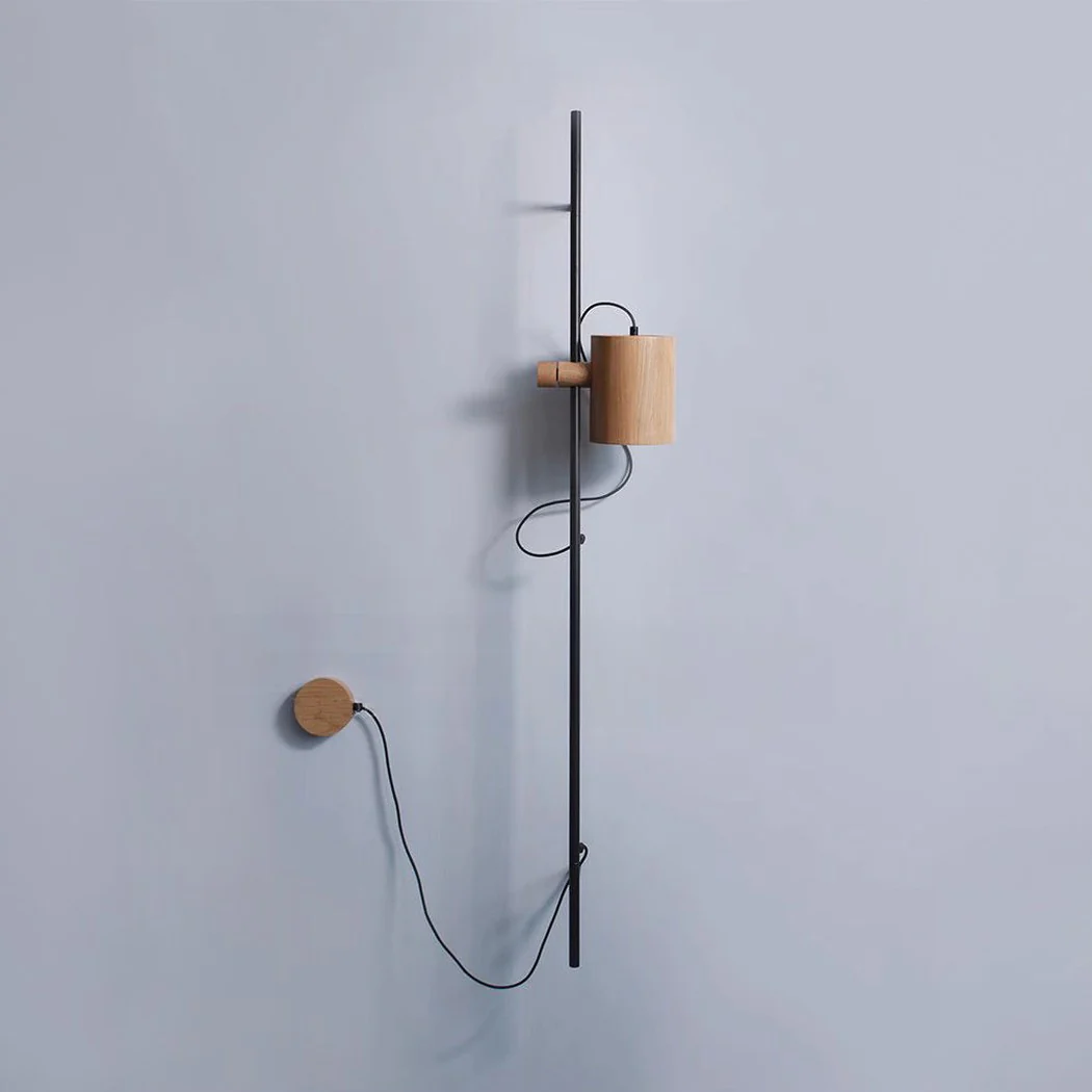 Umea Wooden Spotlight With Railing Wall Light - Image 8