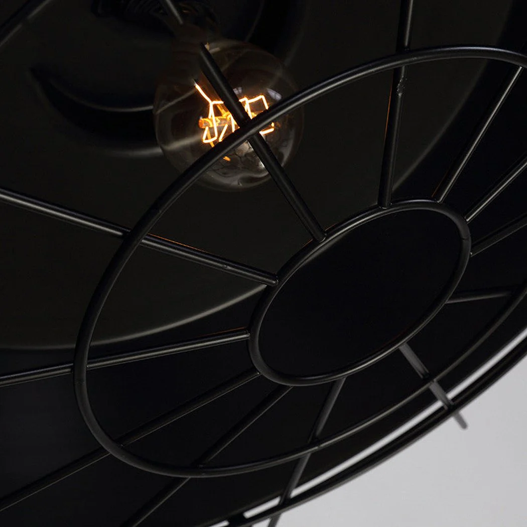 Industrial Pendant Light Cage - Black - Image 4