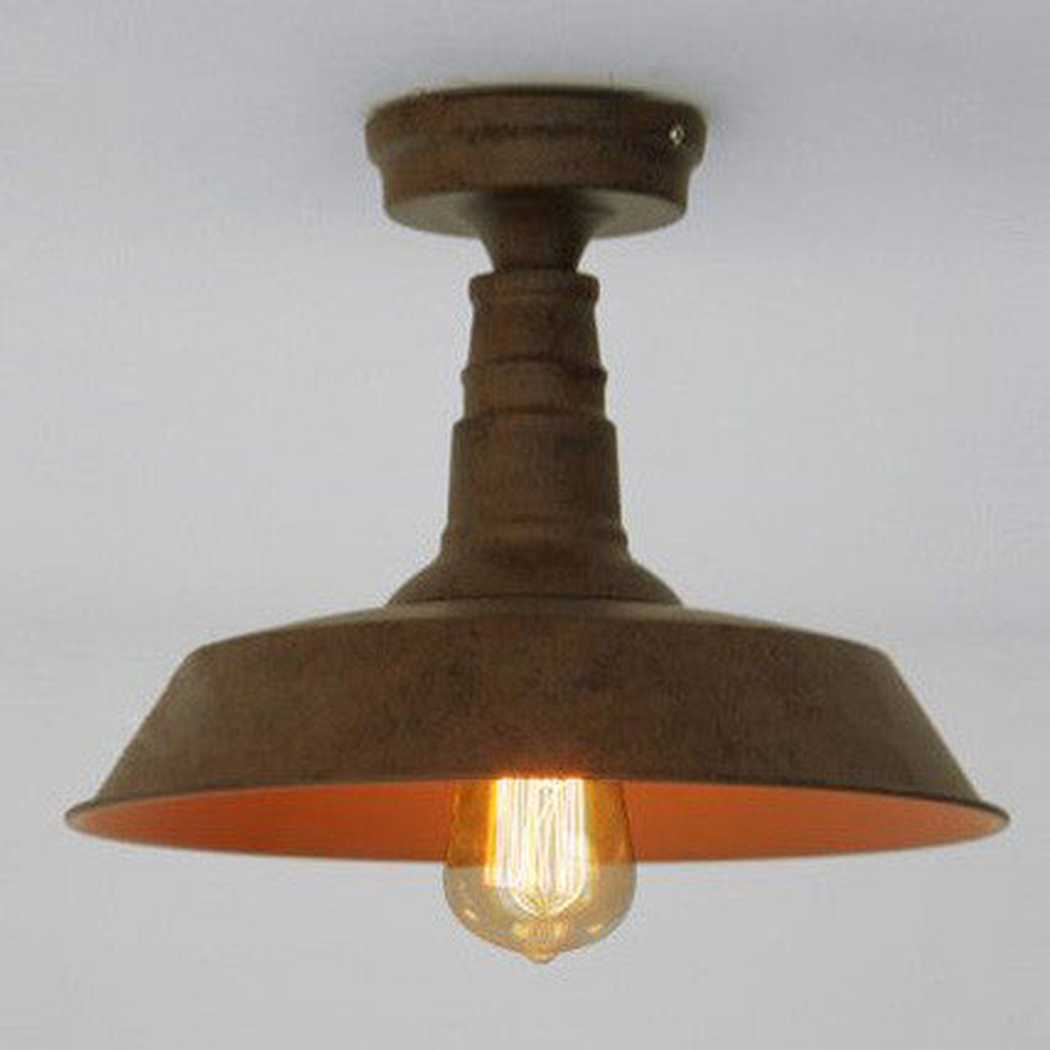 Retro Rustic Industrial Fixed Ceiling Light