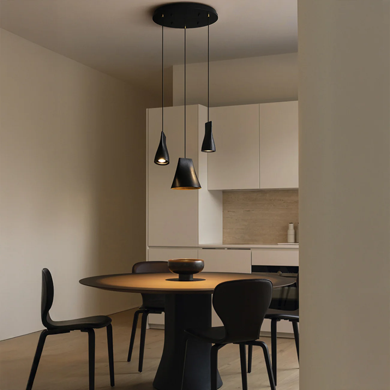 Walnut Solid Wood Minimalist Scandinavian Pendant Light - Image 23