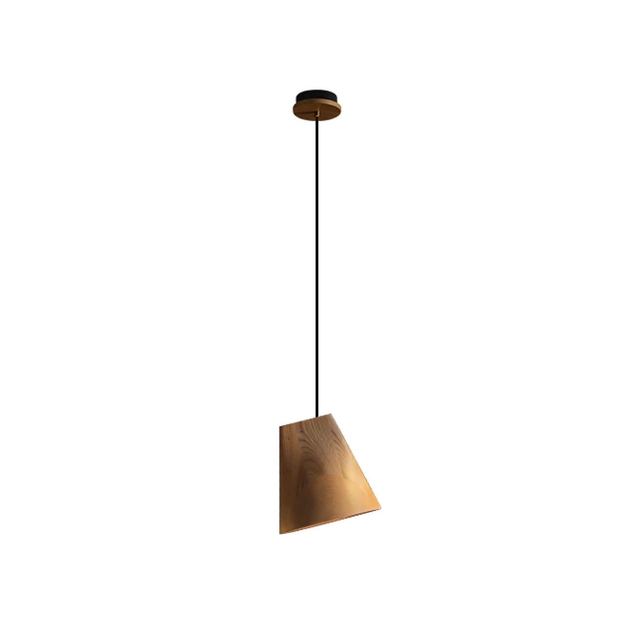 Walnut Solid Wood Minimalist Scandinavian Pendant Light - Image 34