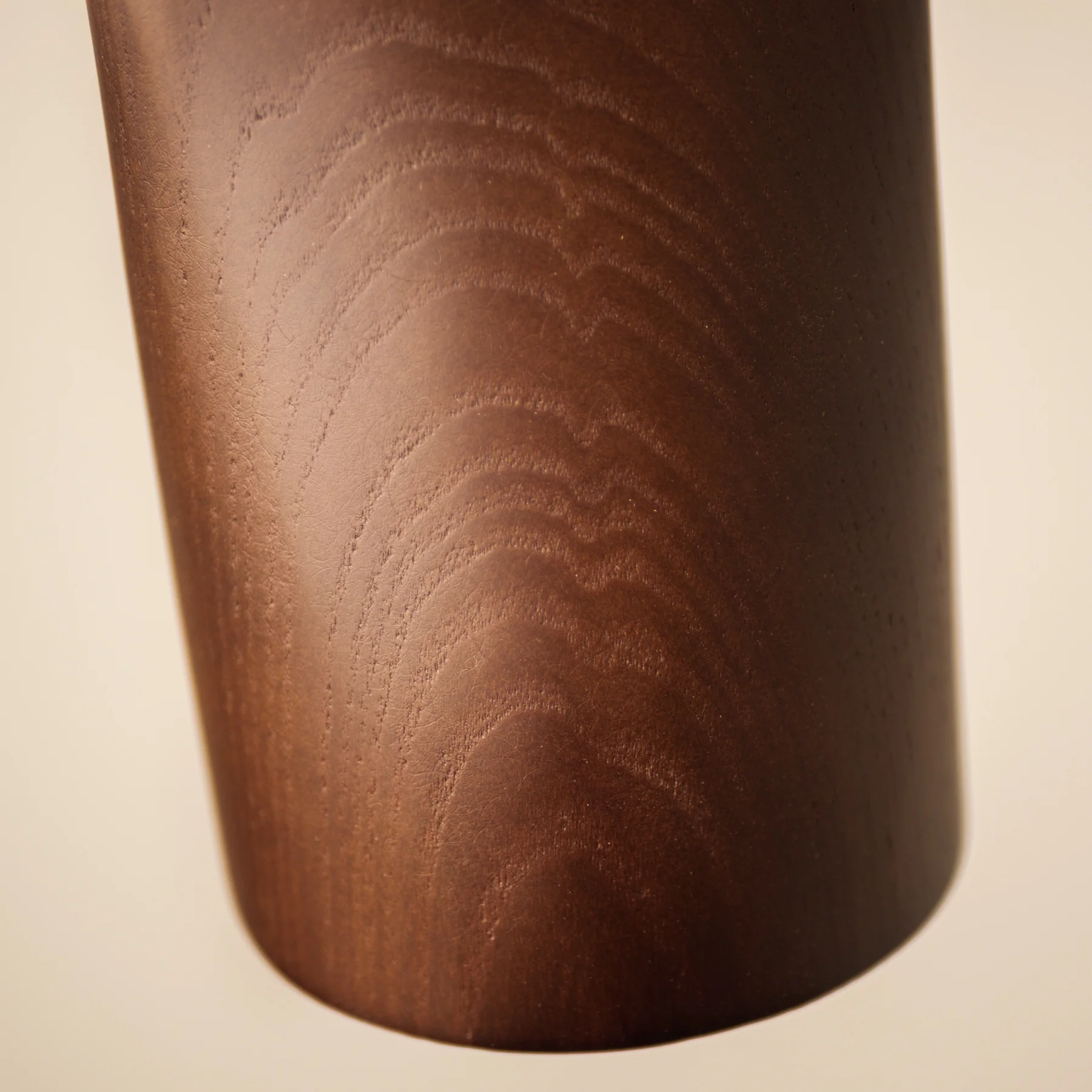 Walnut Solid Wood Minimalist Scandinavian Pendant Light - Image 4