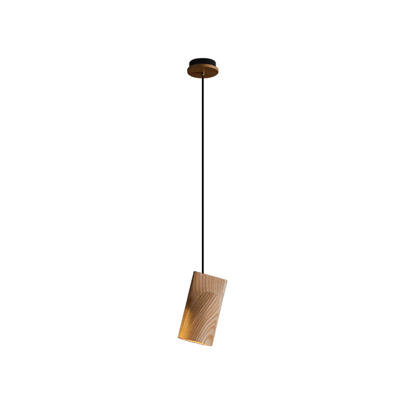 Walnut Solid Wood Minimalist Scandinavian Pendant Light - Image 40