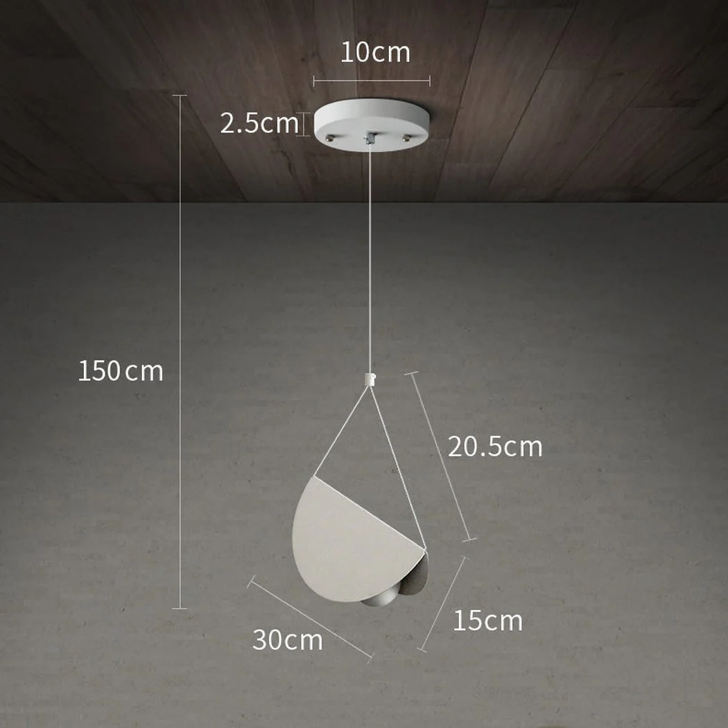 White Glider Minimalist Line Pendant Light - Image 10