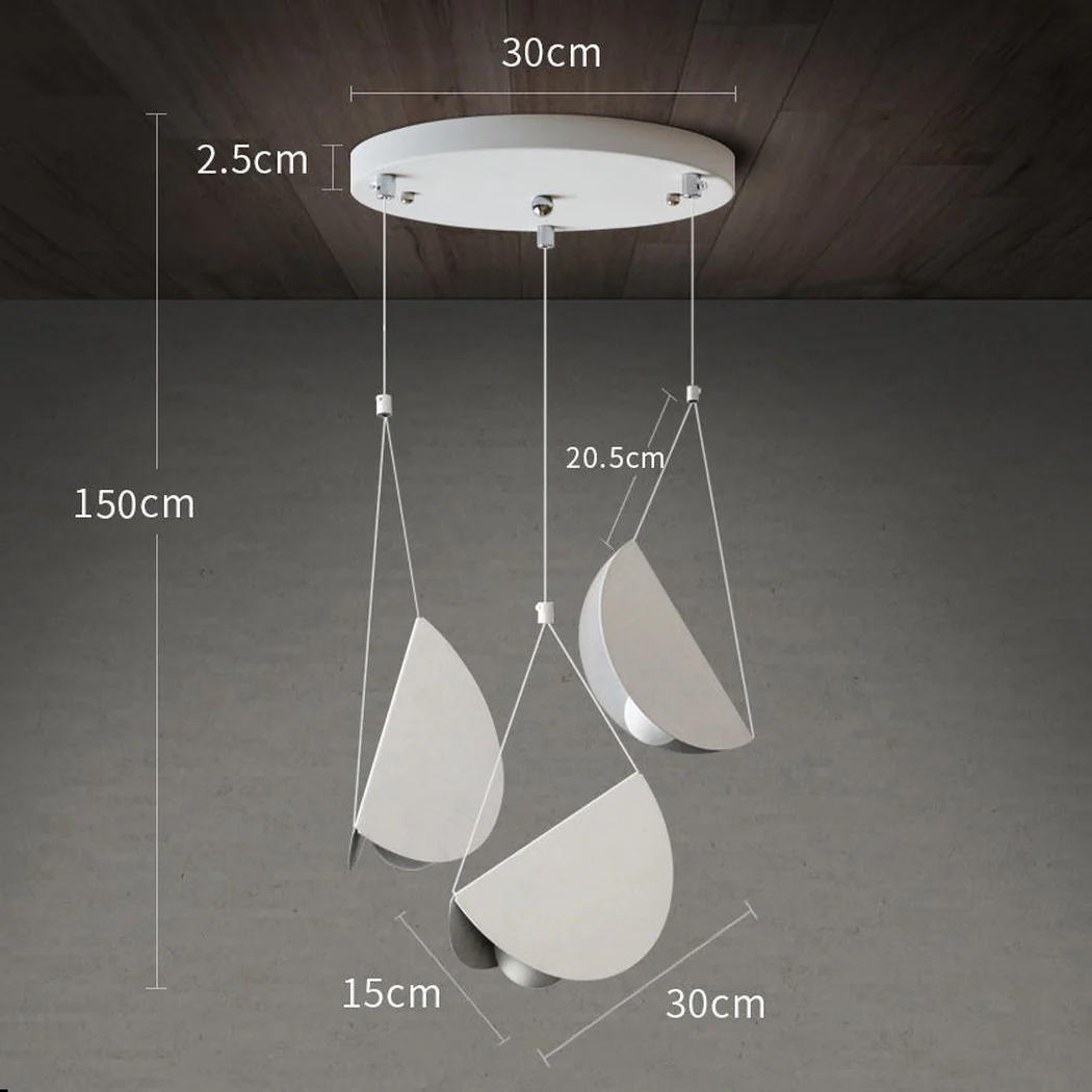 White Glider Minimalist Line Pendant Light - Image 11