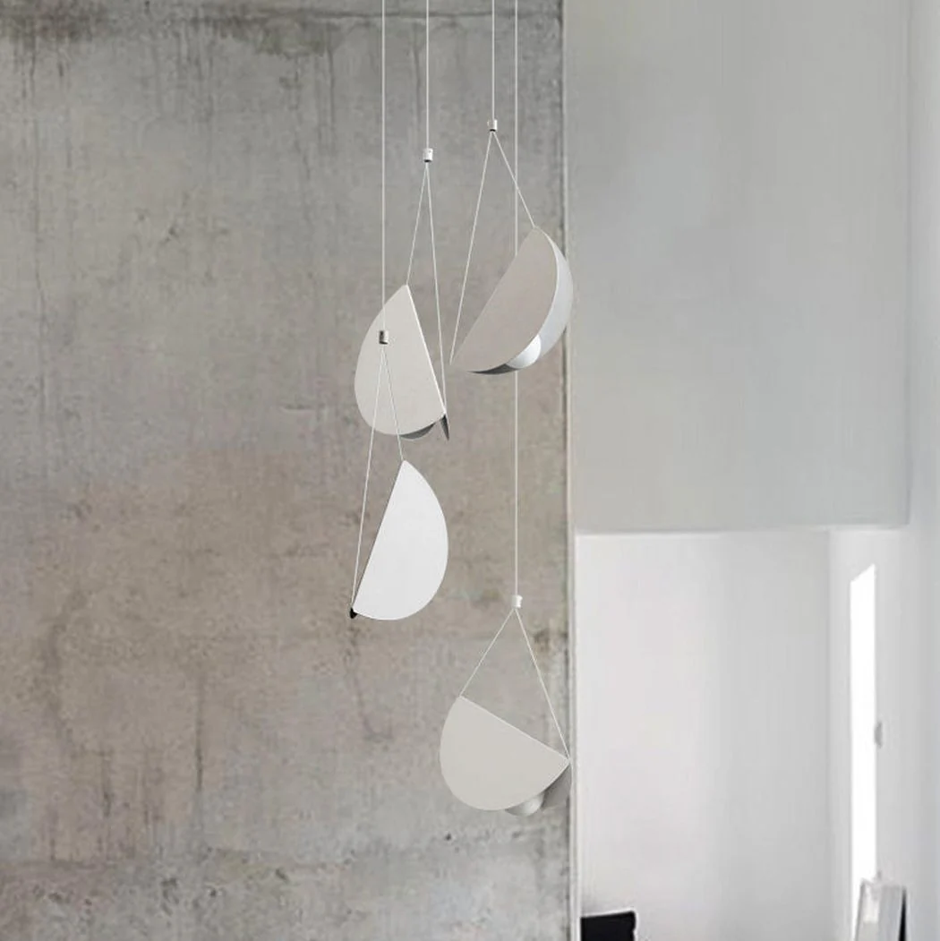 White Glider Minimalist Line Pendant Light - Image 3