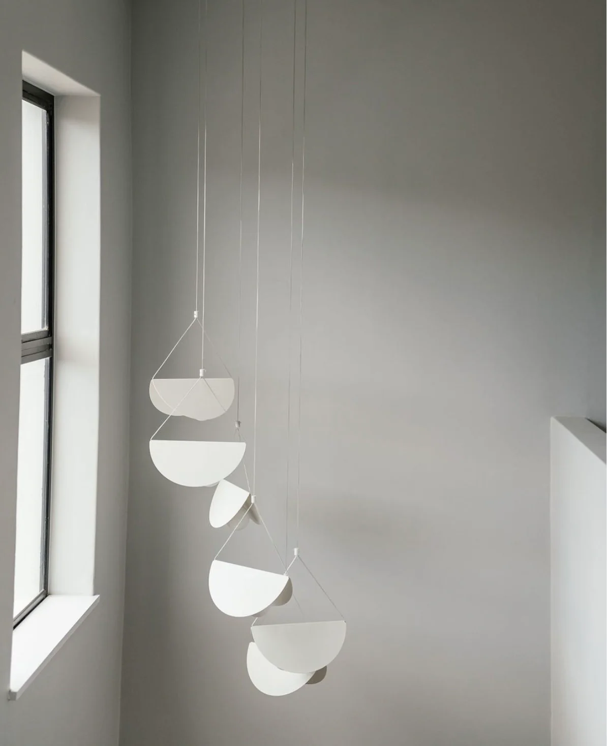 White Glider Minimalist Line Pendant Light - Image 4