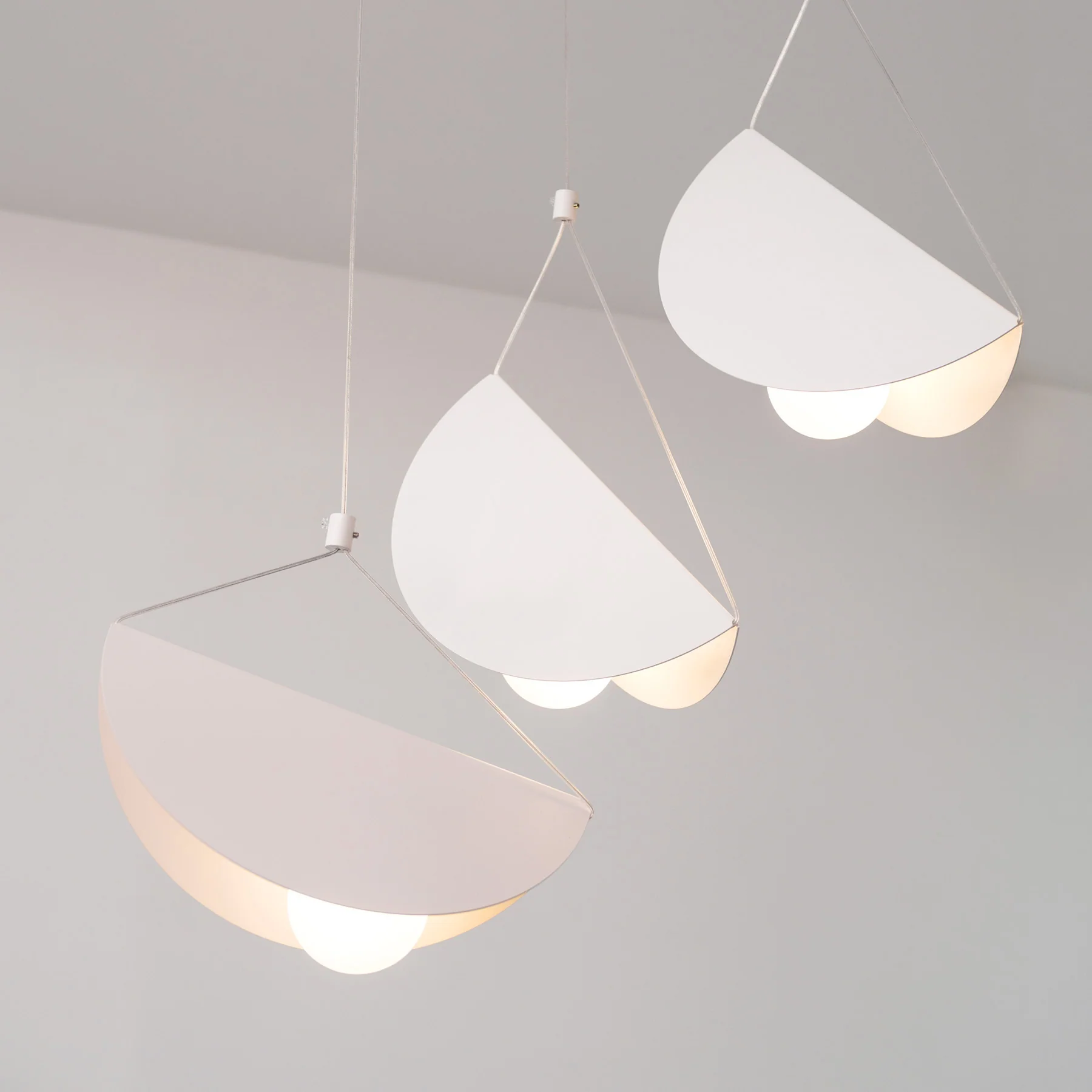 White Glider Minimalist Line Pendant Light - Image 5