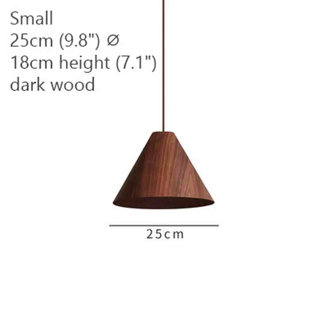 Geppetto Wooden Cone Pendant Light - Image 10