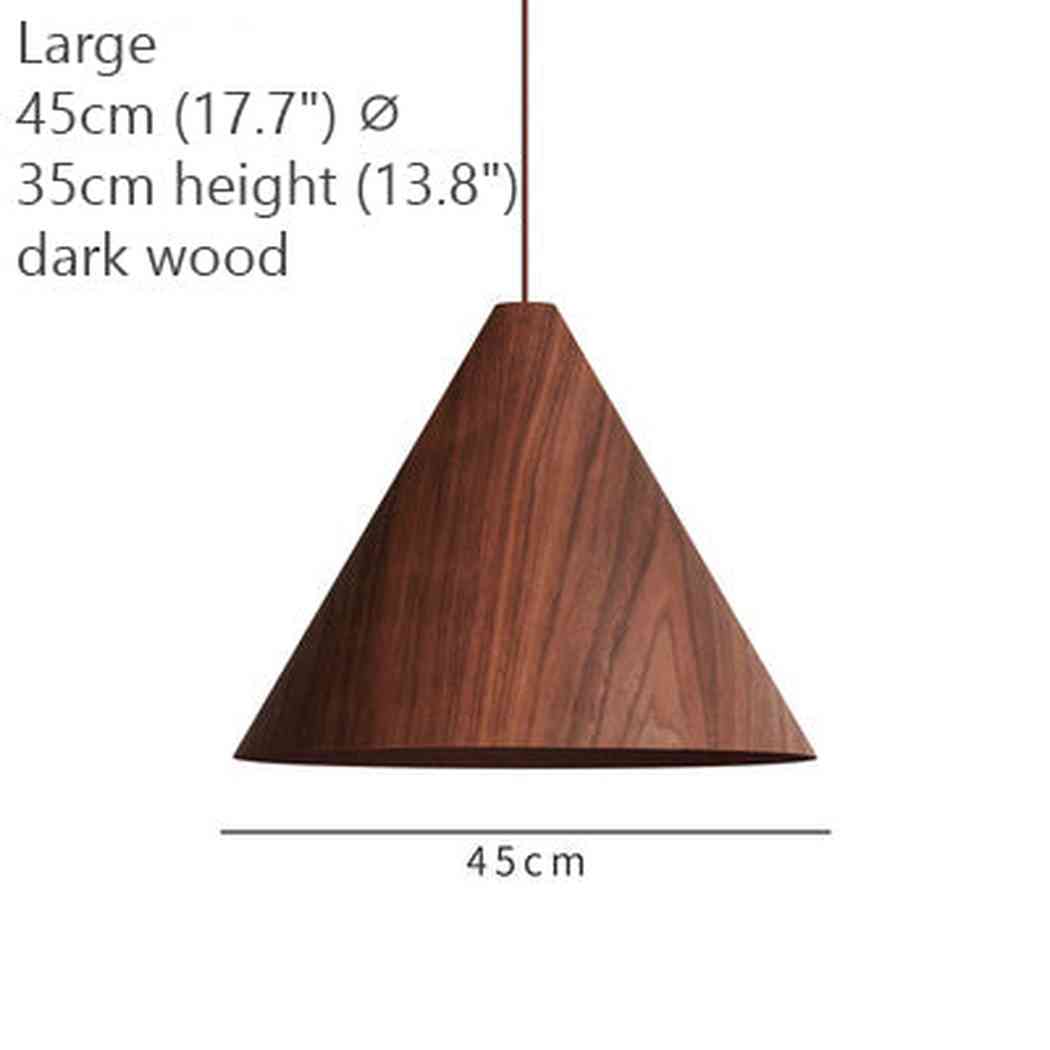 Geppetto Wooden Cone Pendant Light - Image 12