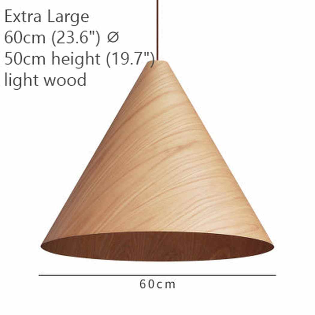 Geppetto Wooden Cone Pendant Light - Image 17